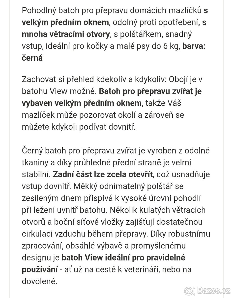Batoh pro psy a kočky - 3