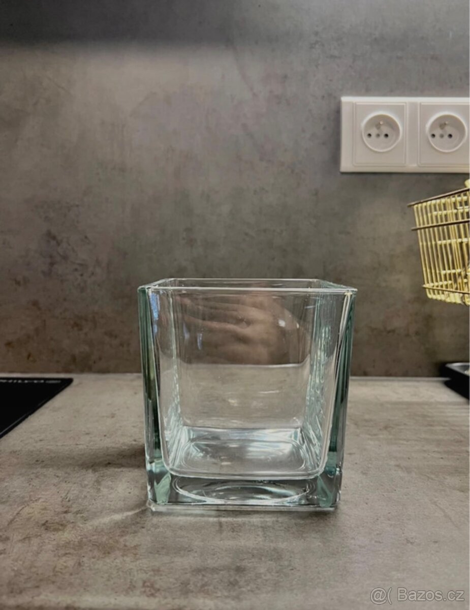 hranata vaza svicen cube vase westwing organizer stojan - 3