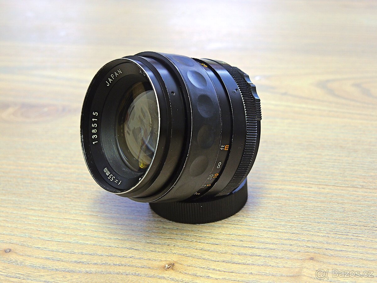 Objektiv Auto Revuenon (Tamiyoka) 1.4/55 - m42 - 3