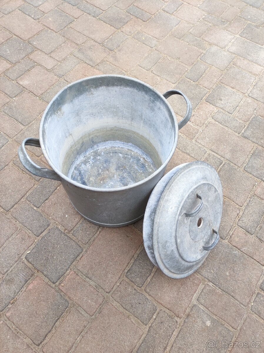 Pozinkovaný zavařovací hrnec - 3