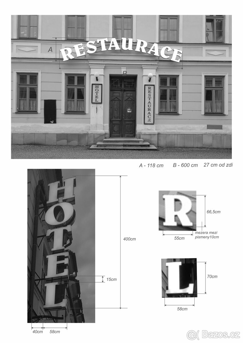 světelná reklama - poutač na dům - 3