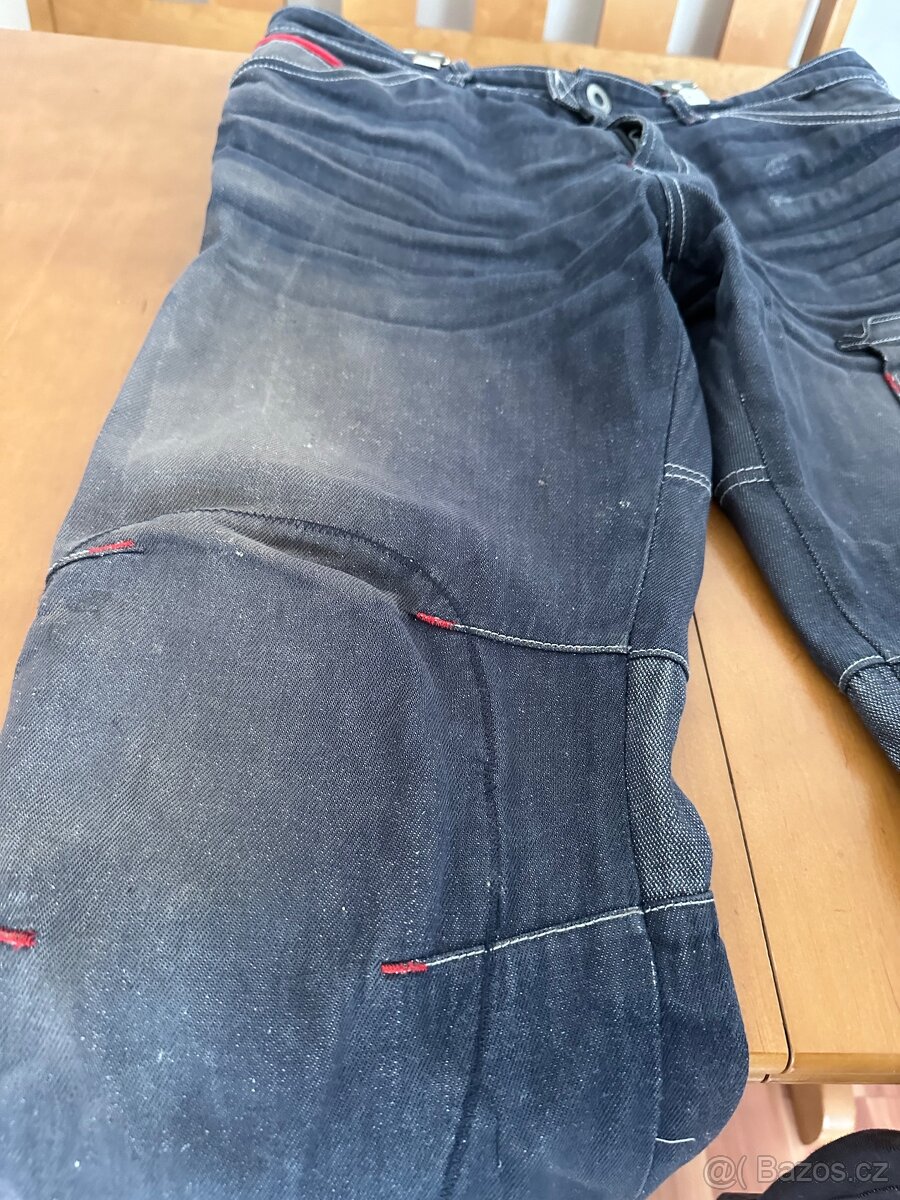 Pánské džínové kalhoty na motocykl SQUAD - 3