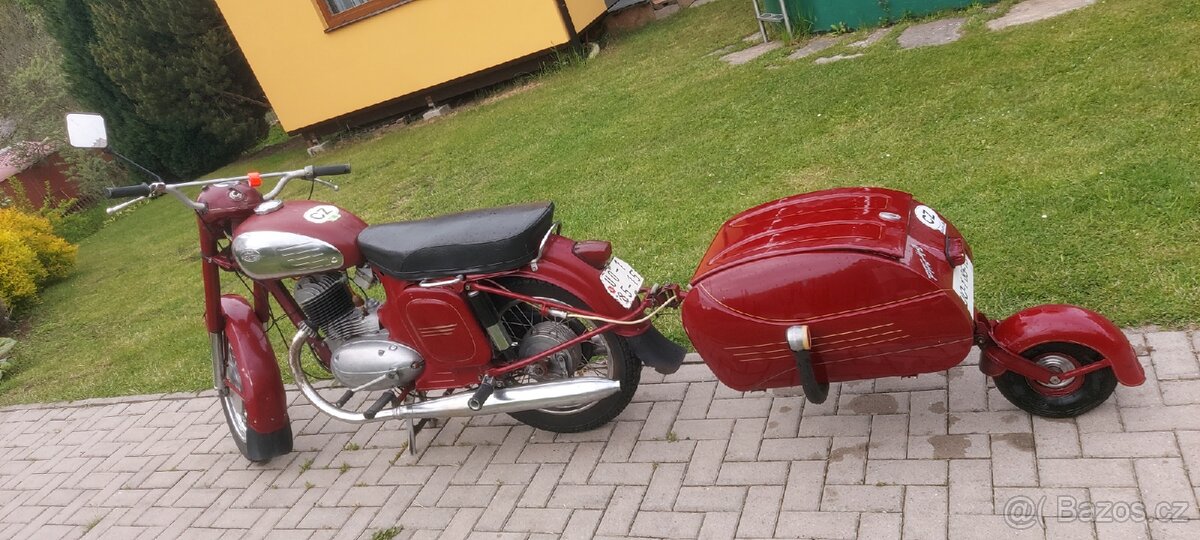 JAWA 250/353 1961 + PAV 40 zapsáno v TP - 3