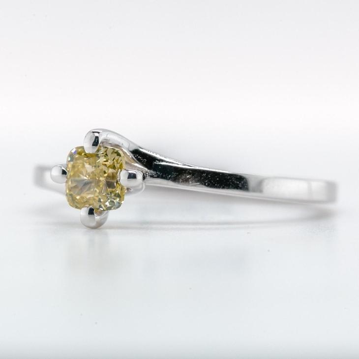 14K prsten s diamantem 0,51ct - certifikát AIG - 3