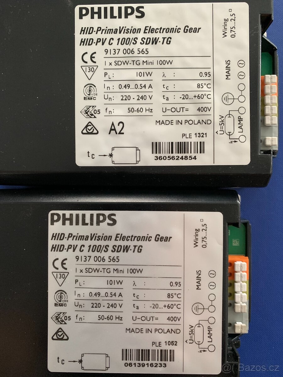 Předřadník Philips HID-PV C 100 /S SDW-TG - 3