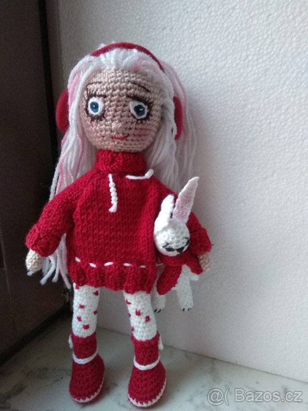 Háčkovaná panenka a zajíček - 3