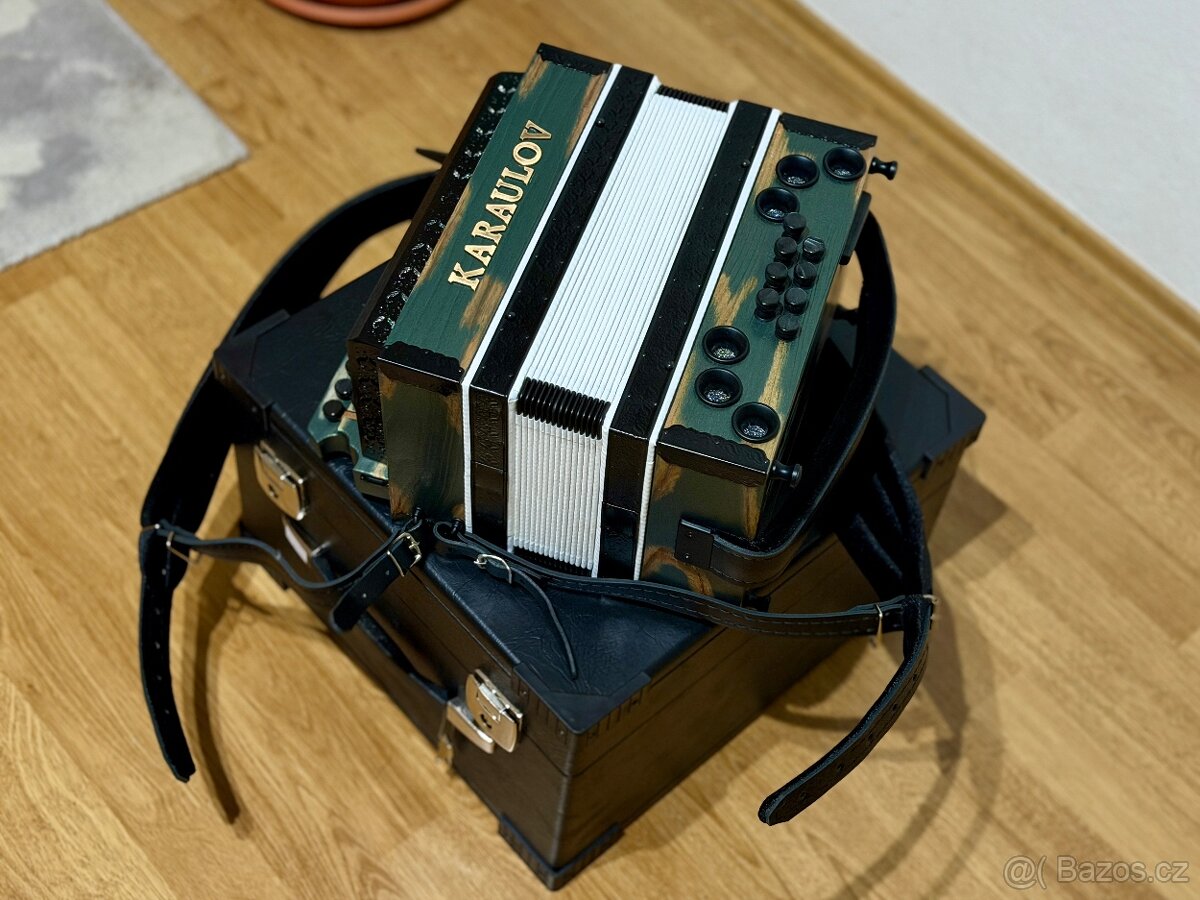 Heligónka Karaulov 2.rad CF(nová) - 3