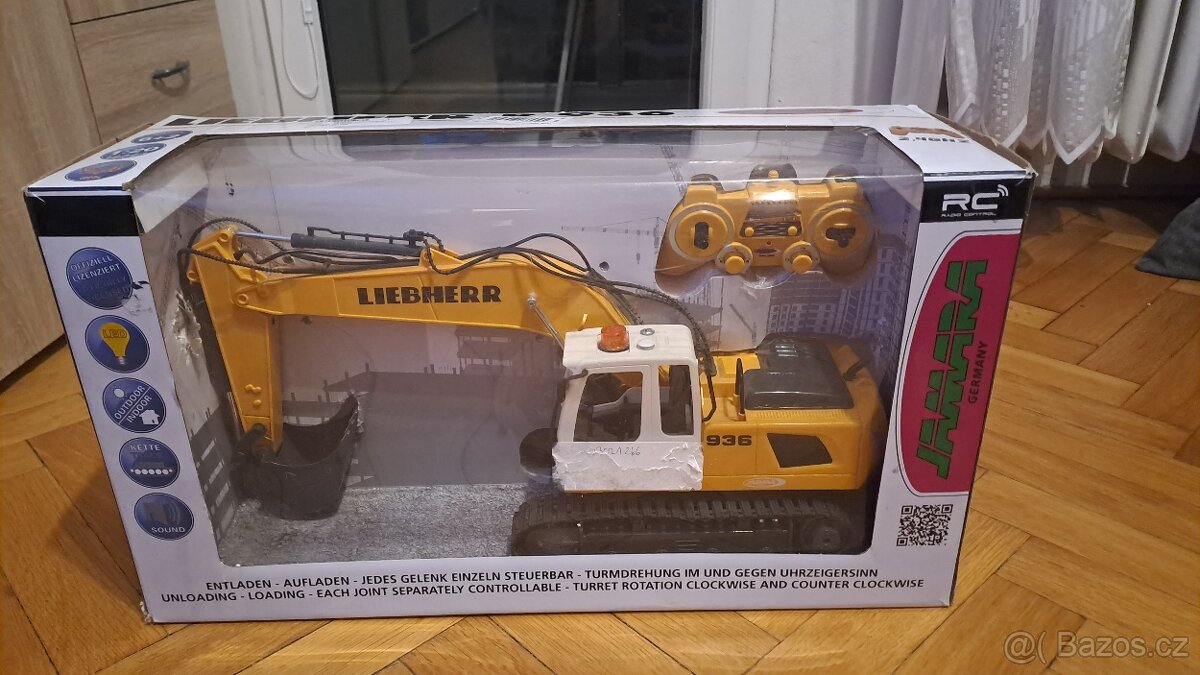 RC stavební stroje - nakladač, bagr, nákladní auto - 3