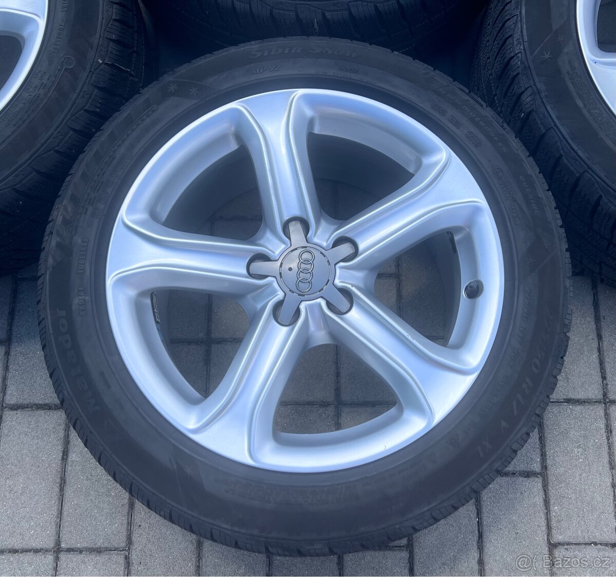 Audi A4 - 17" alu + zimní 225/50 R17 Matador 7-8mm - 3