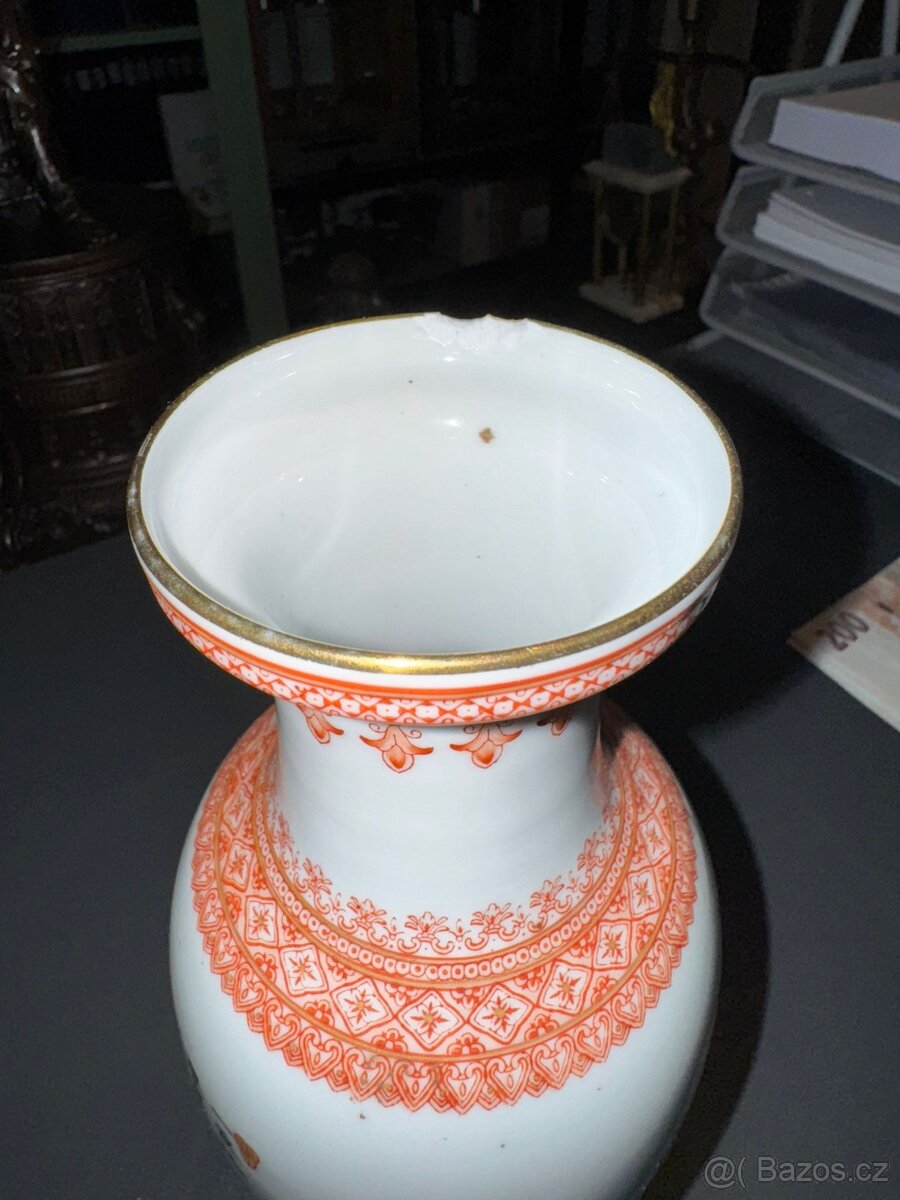 Porcelánová váza Čína - 3
