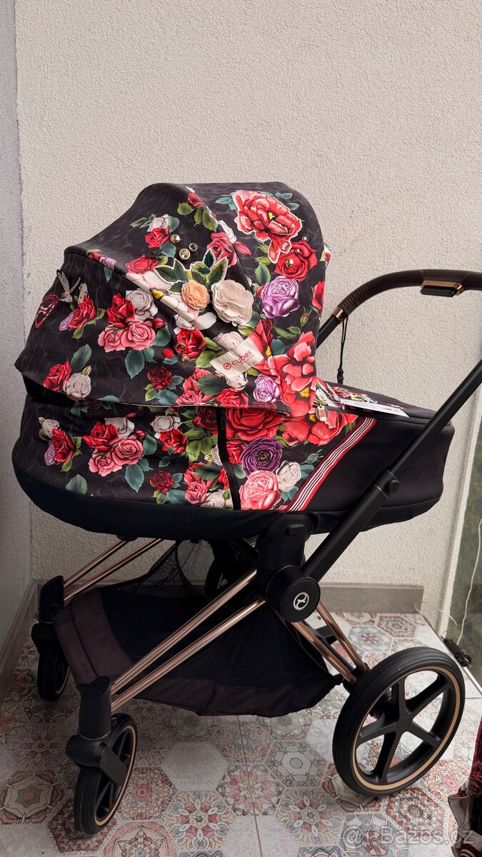 Kočárek Set 3v1 Cybex Priam Spring Blossom - 3