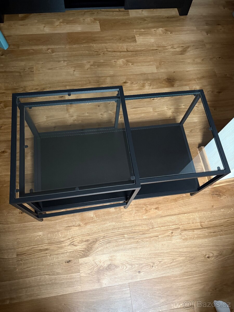Konferenční stolek prosklený IKEA - 3