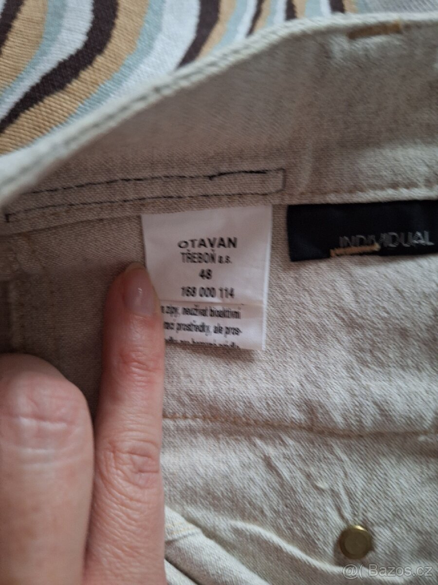 Sukně lněná sukně vel. 48 - 3