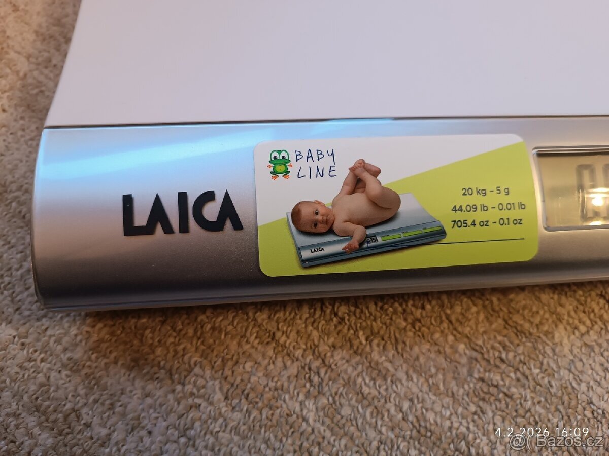 Kojenecká váha LAICA model PS3001 max. 20kg - 3