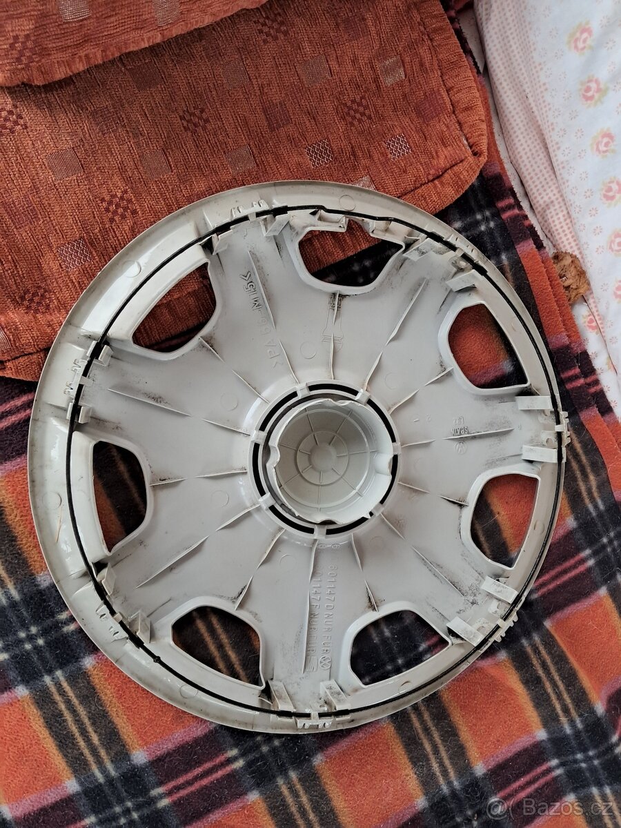 ORIGINÁLNÍ POKLICE VW 14" 1 KS, ORIG. Č. 6N0601147D GJW - 3