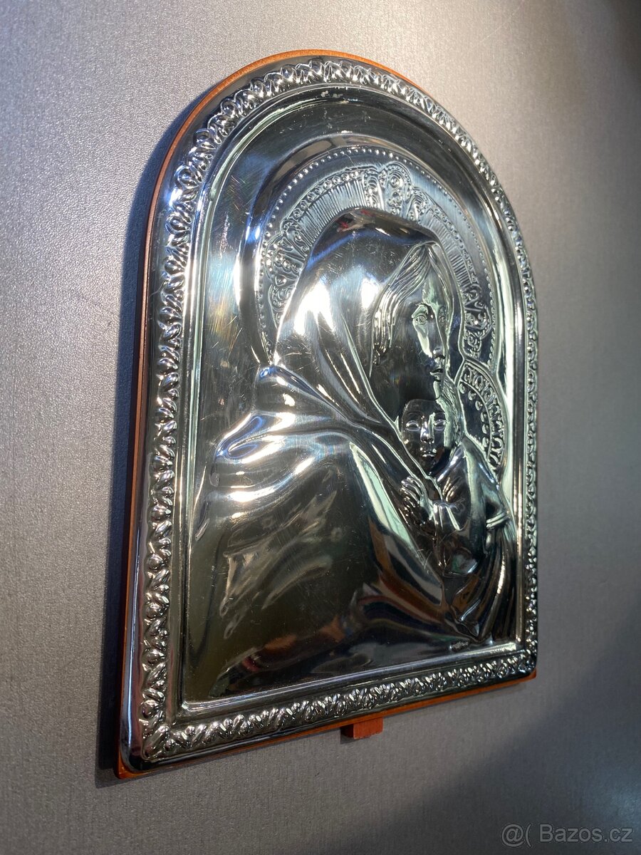 Obraz reliéf Madona s dítětem - 3