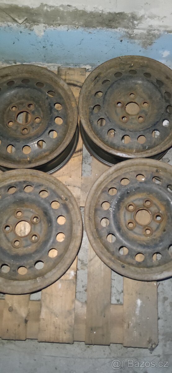 VW T4 plechové disky 16" - 3