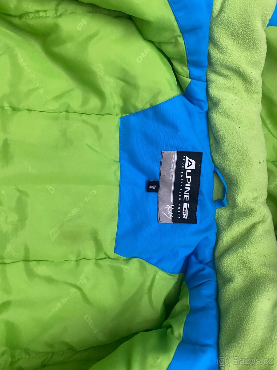 zimní bunda Alpine pro 140-146 - 3
