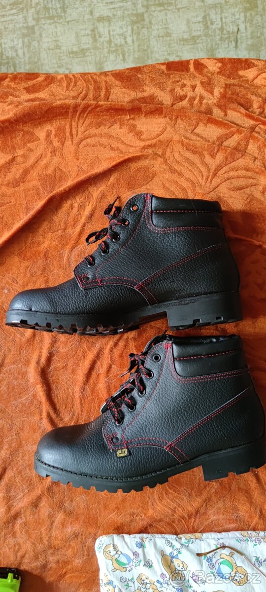 Kožené retro boty ČD - 3