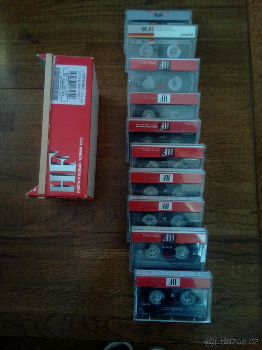 Kazety JVC, TDK, SONY, MAXELL a další. - 3