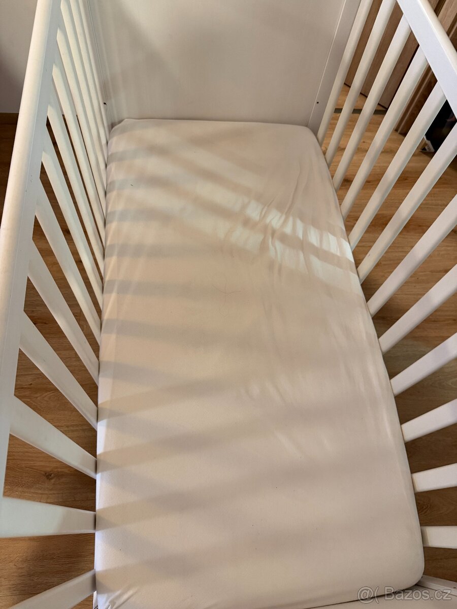 Postýlka pro miminko SUNDVIK Ikea s matrací - 3