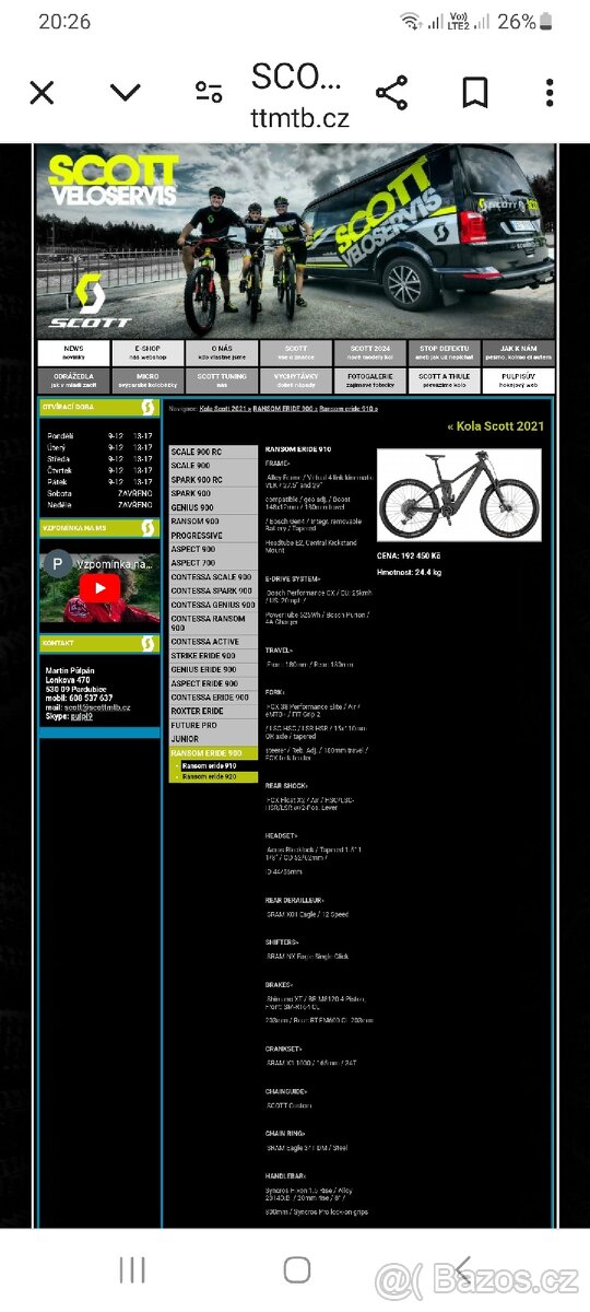 Scott Ransom 910 Eride - celoodpruzene kolo vel XL - 3