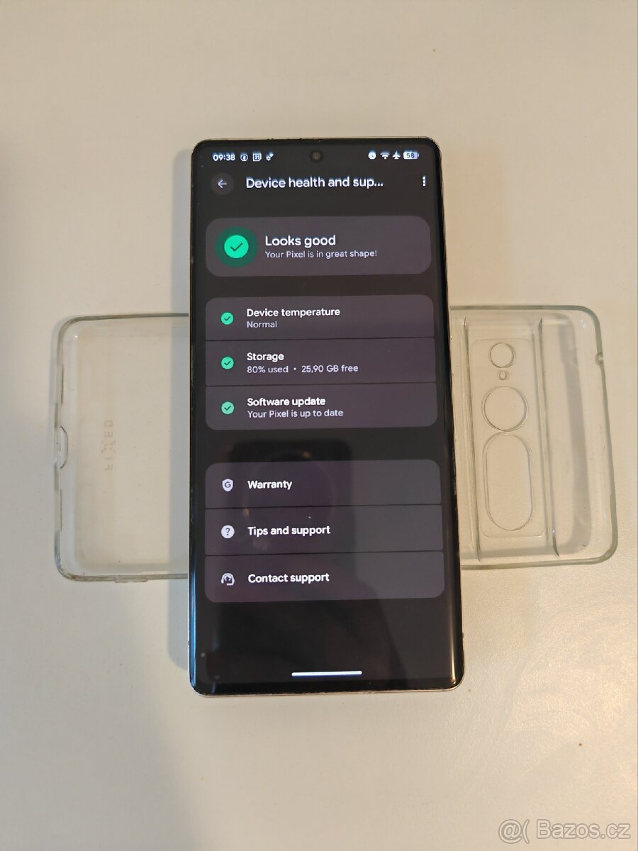 Google Pixel 7 Pro Hazel top stav - 3