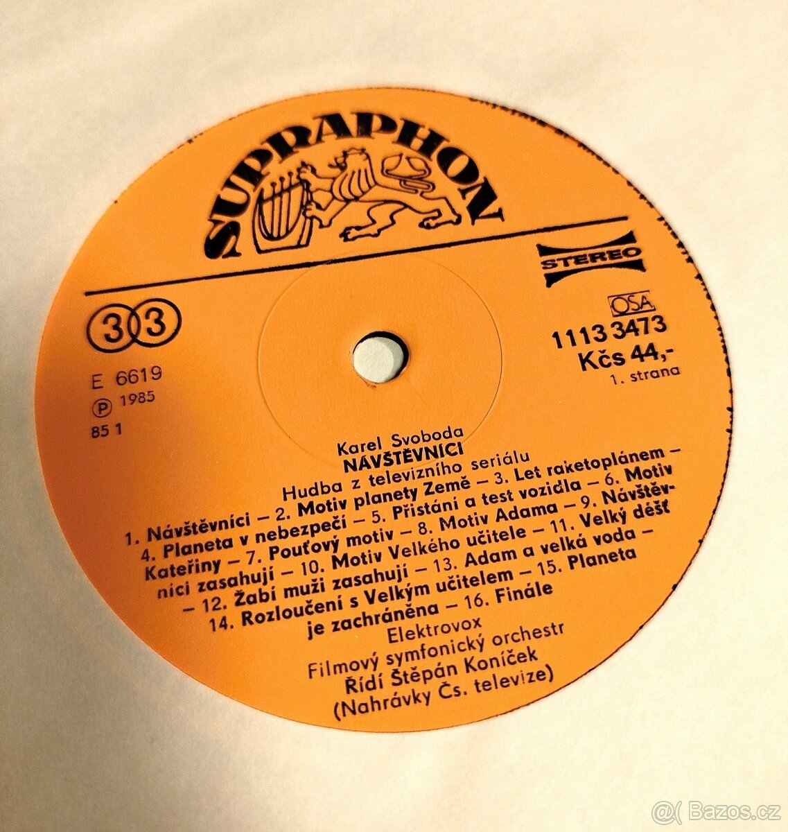 LP KAREL SVOBODA - HUDBA Z TELEVIZNÍCH SERIÁLŮ - NÁVŠTĚVNÍCI - 3