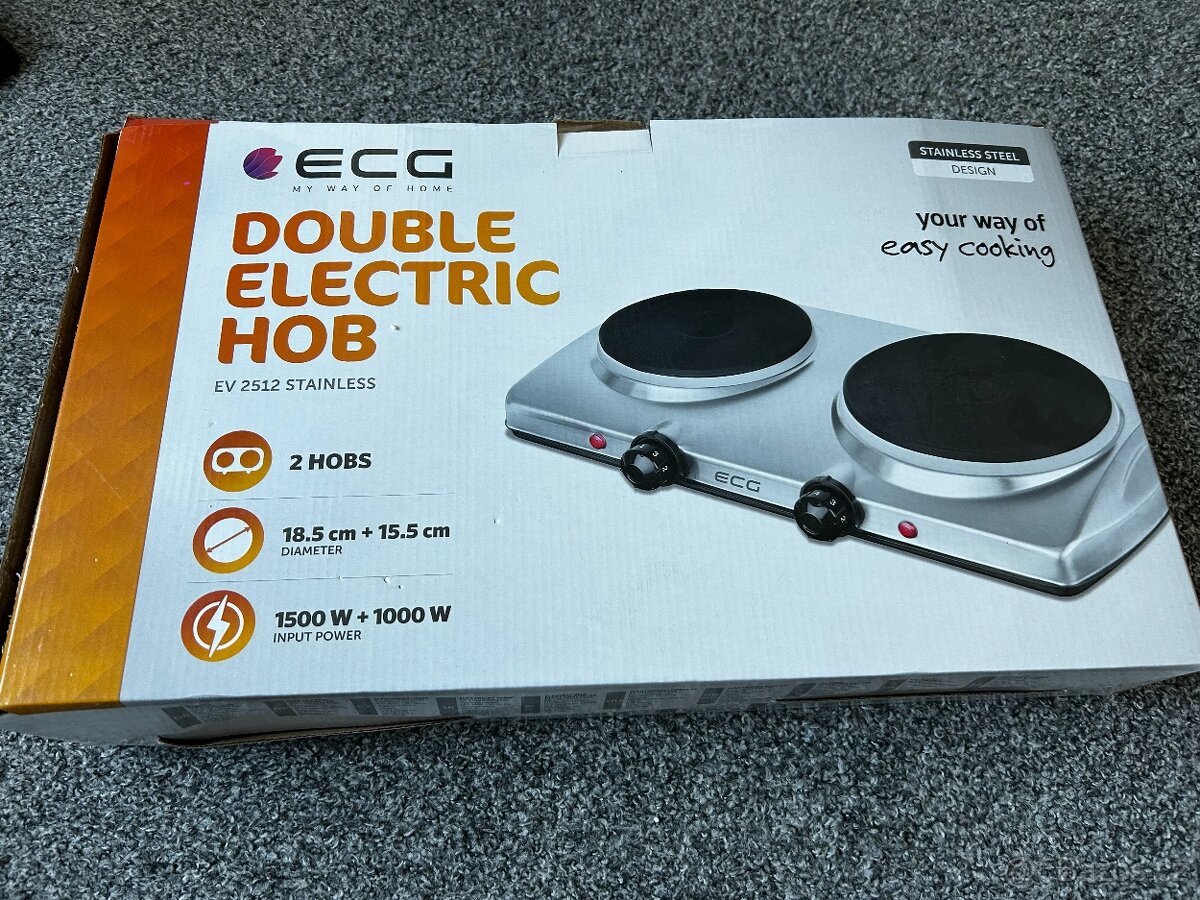 Dvouplotýnkový vařič ECG EV 2512 - 3