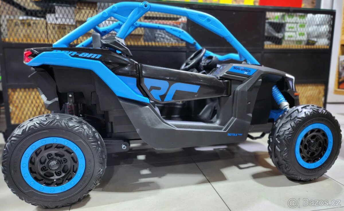 Dětská elektrická buggy CAN-AM Maverick, doba jízdy až 5 hod - 3