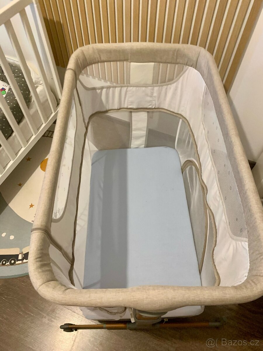 MOMI Postýlka Smart Bed 4v1 Béžová - 3