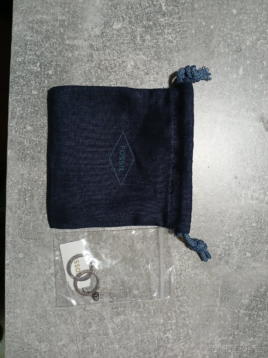 Fossil ocelové dámské náušnice - 3