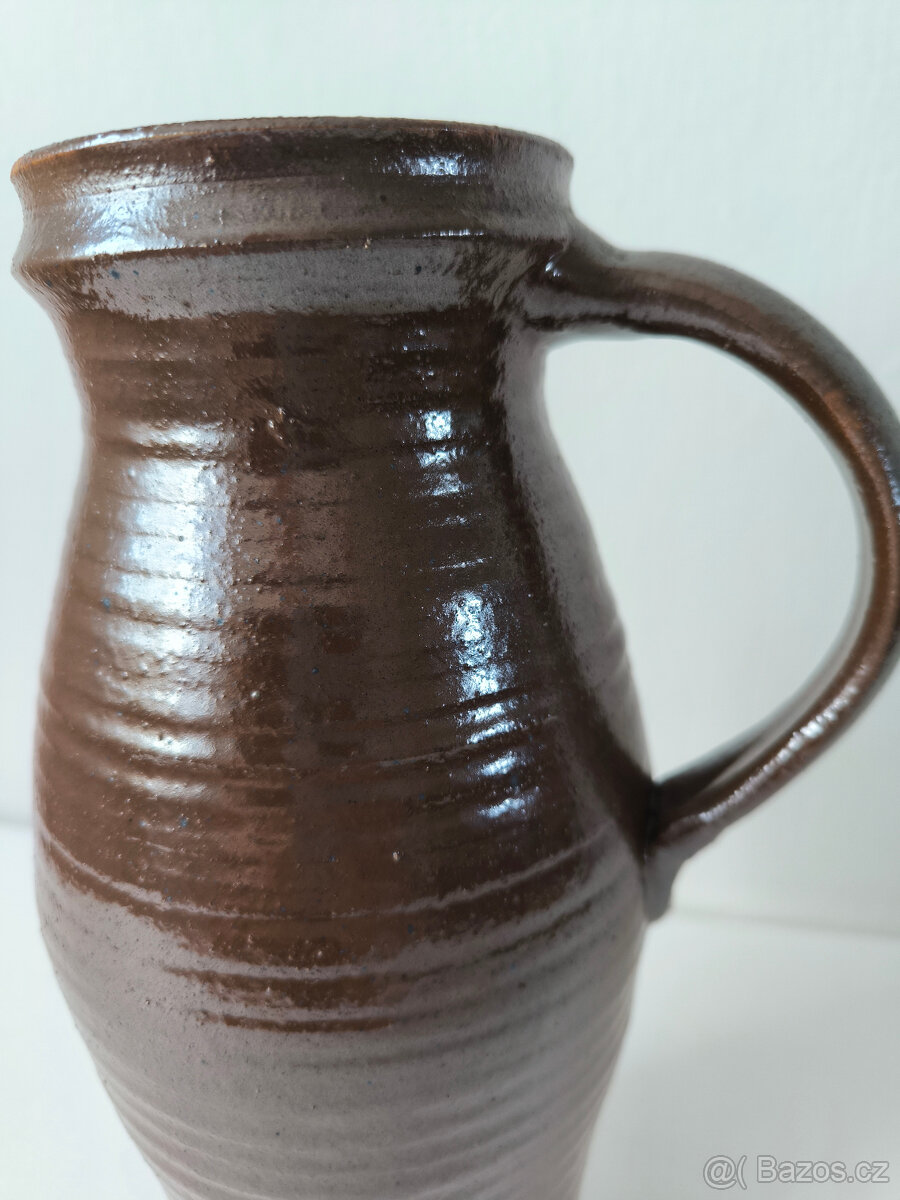 Džbán hliněný, vroubek - 3