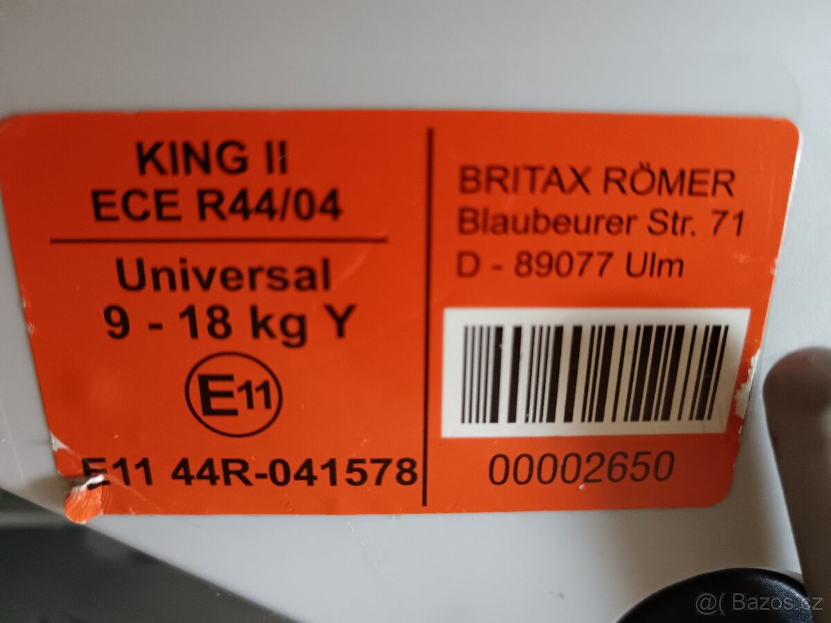 Autosedačka Römer - 3