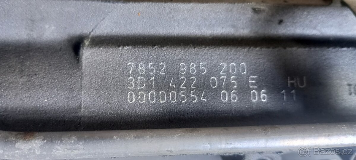 VW Phaeton 2014 hřeben řízení 3D1422075E - 3