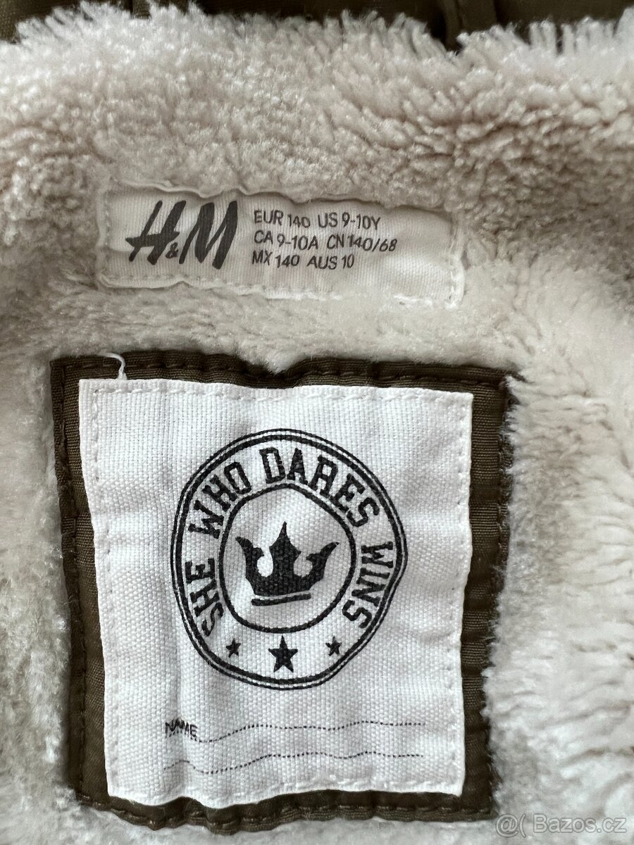 Zimní dívčí bunda HM - 140 cm - 3