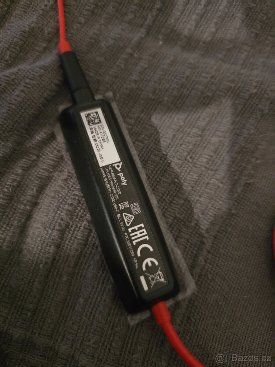 Sluchátka HP poly blackwire 5220 - 3