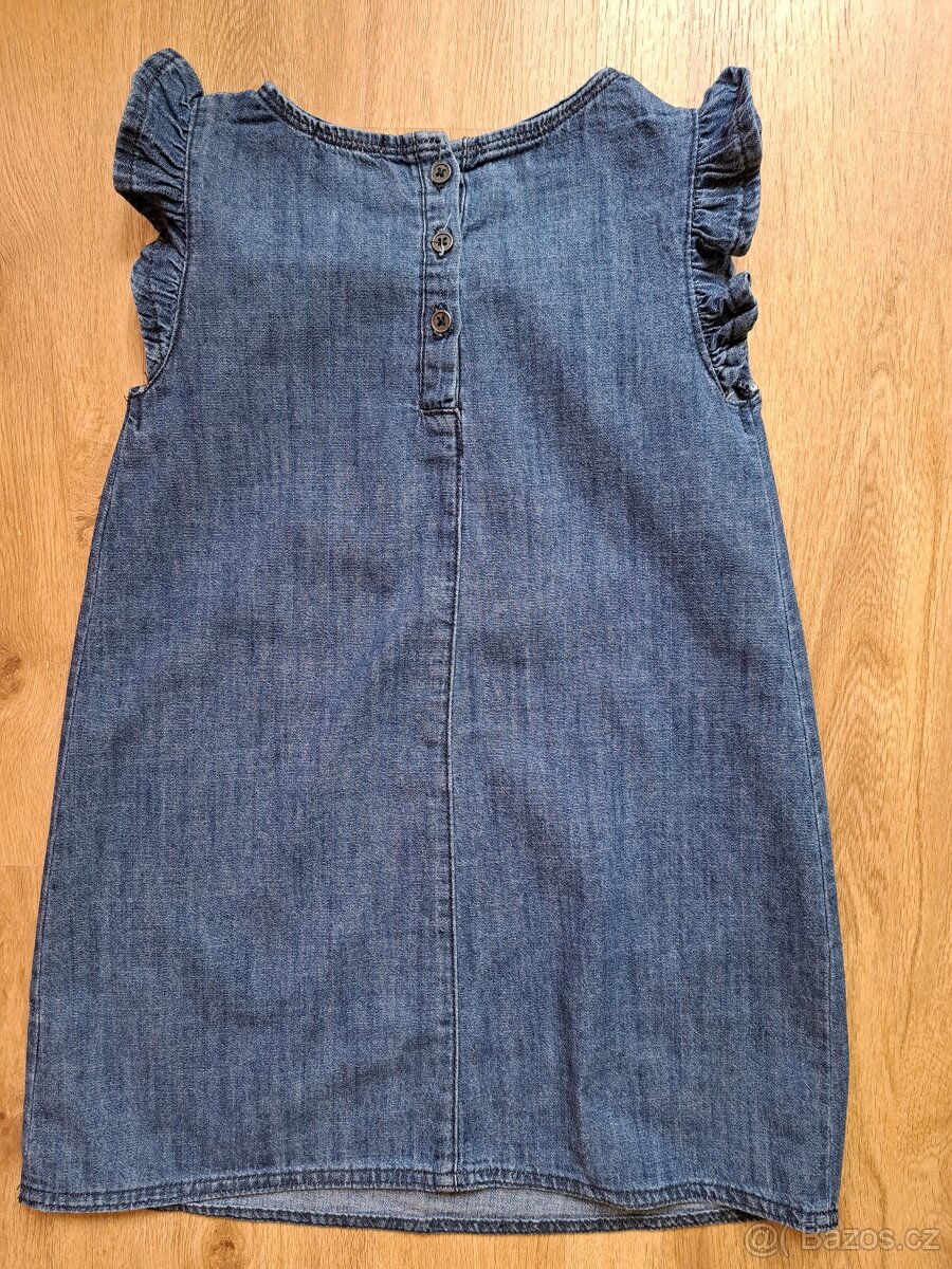 Riflové šaty vel. 116. - 3