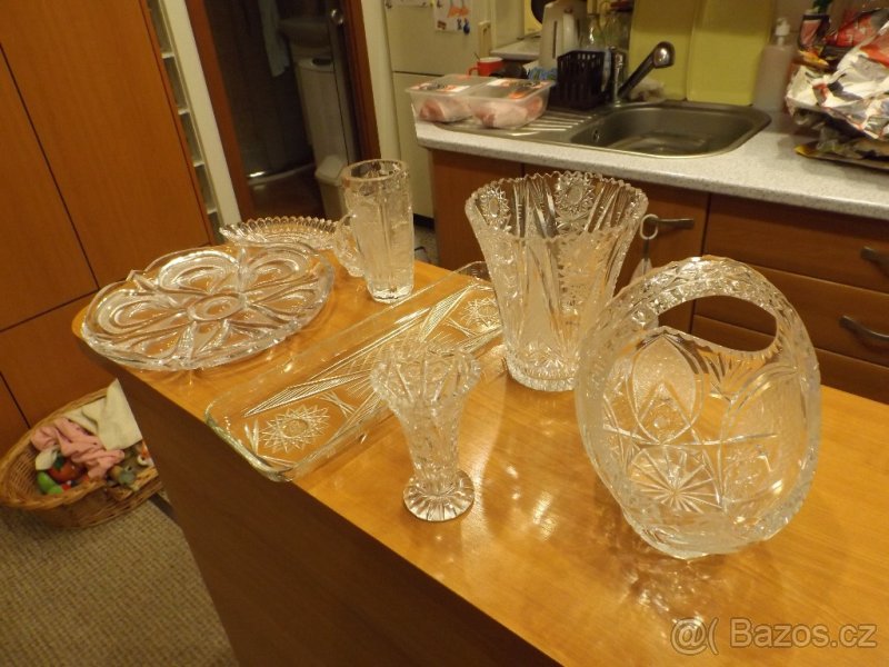 Broušený křišťál - různé - 3