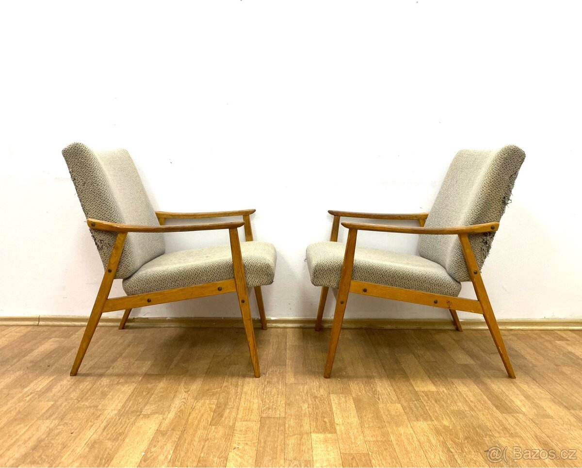 Retro křesla 60. léta.. - 3
