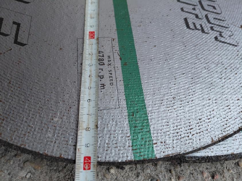 NOVÉ ŘEZNÉ KOTOUČE VELKÉ 40cm - 3