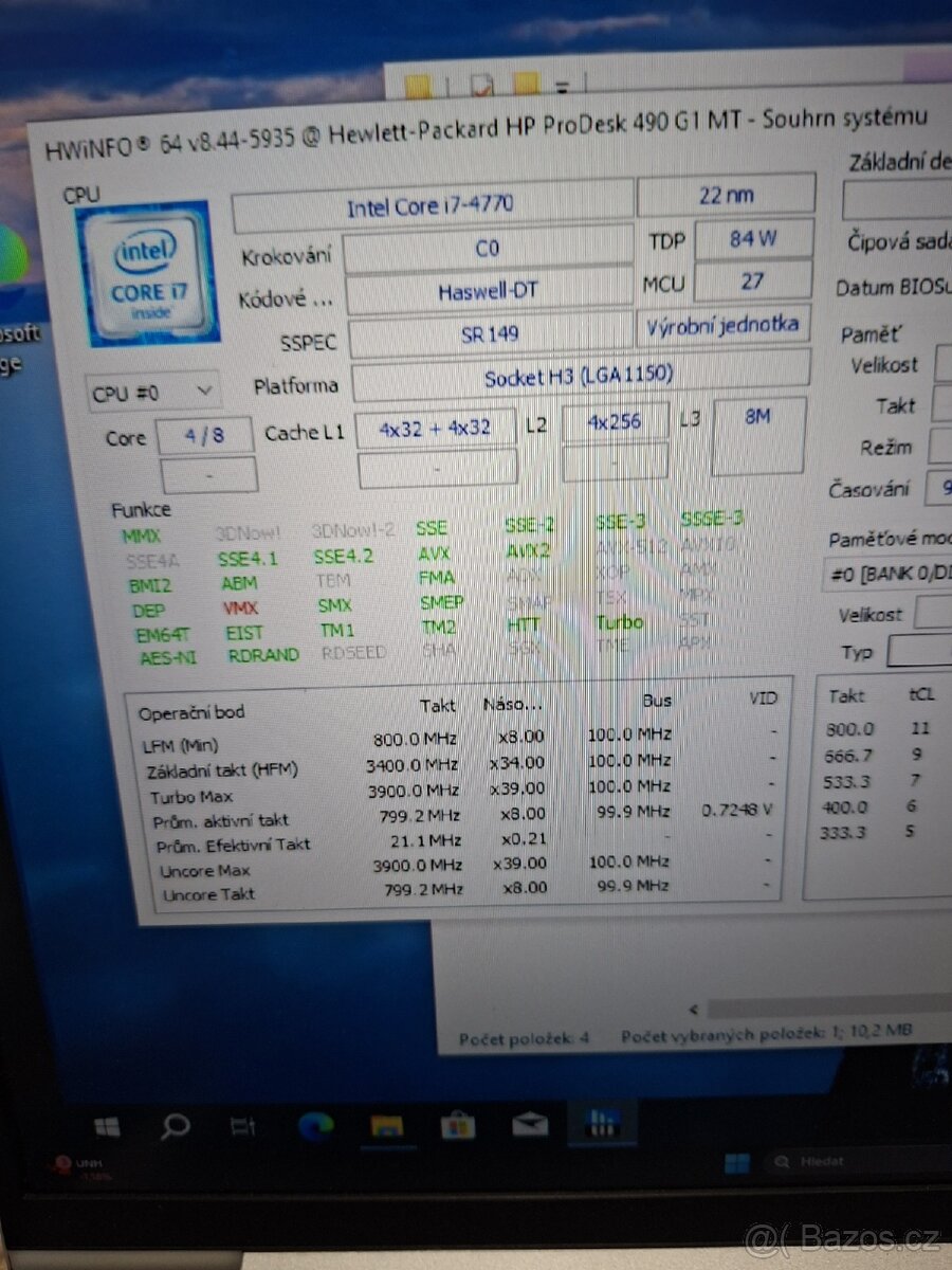 Intel Core i7‑4770 (LGA1150) - 3