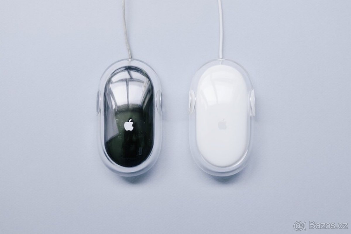 Vzácná skoro historická -1.LED bílá myš Apple Pro M5769 - 3