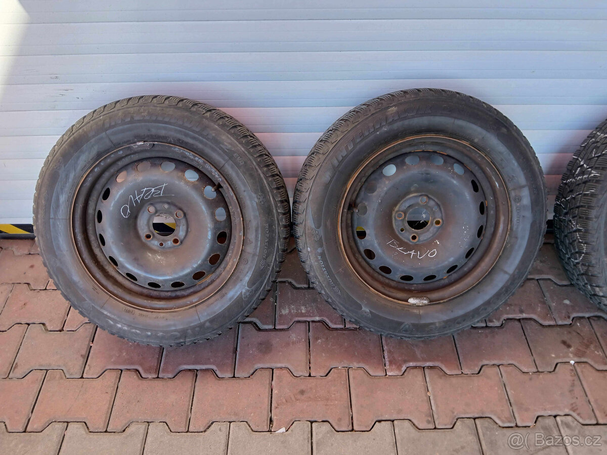 FIAT BRAVO 2-SADA DISKŮ R15" SE ZIMNÍMI PNEU FIRESTONE - 3