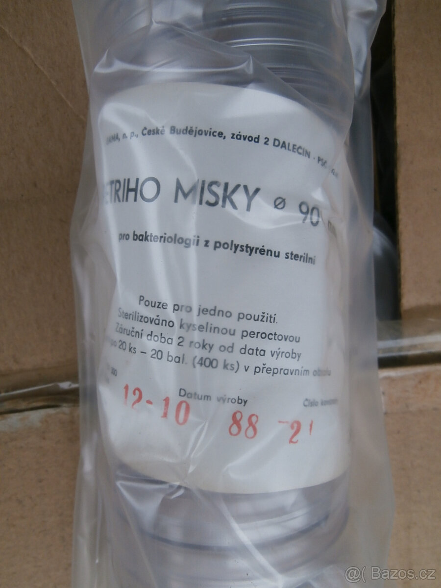 Petriho misky 90 mm balení 20 ks za 90 kč - 3