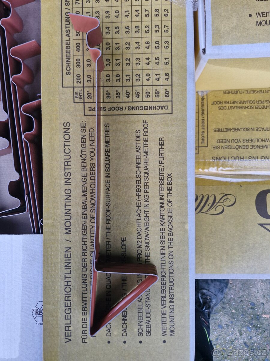 Proti sněhové střešní uchyty - 3