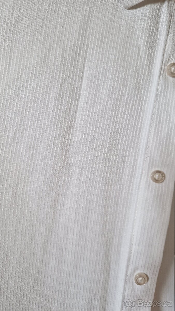 Bílá košile s pruhy - 3