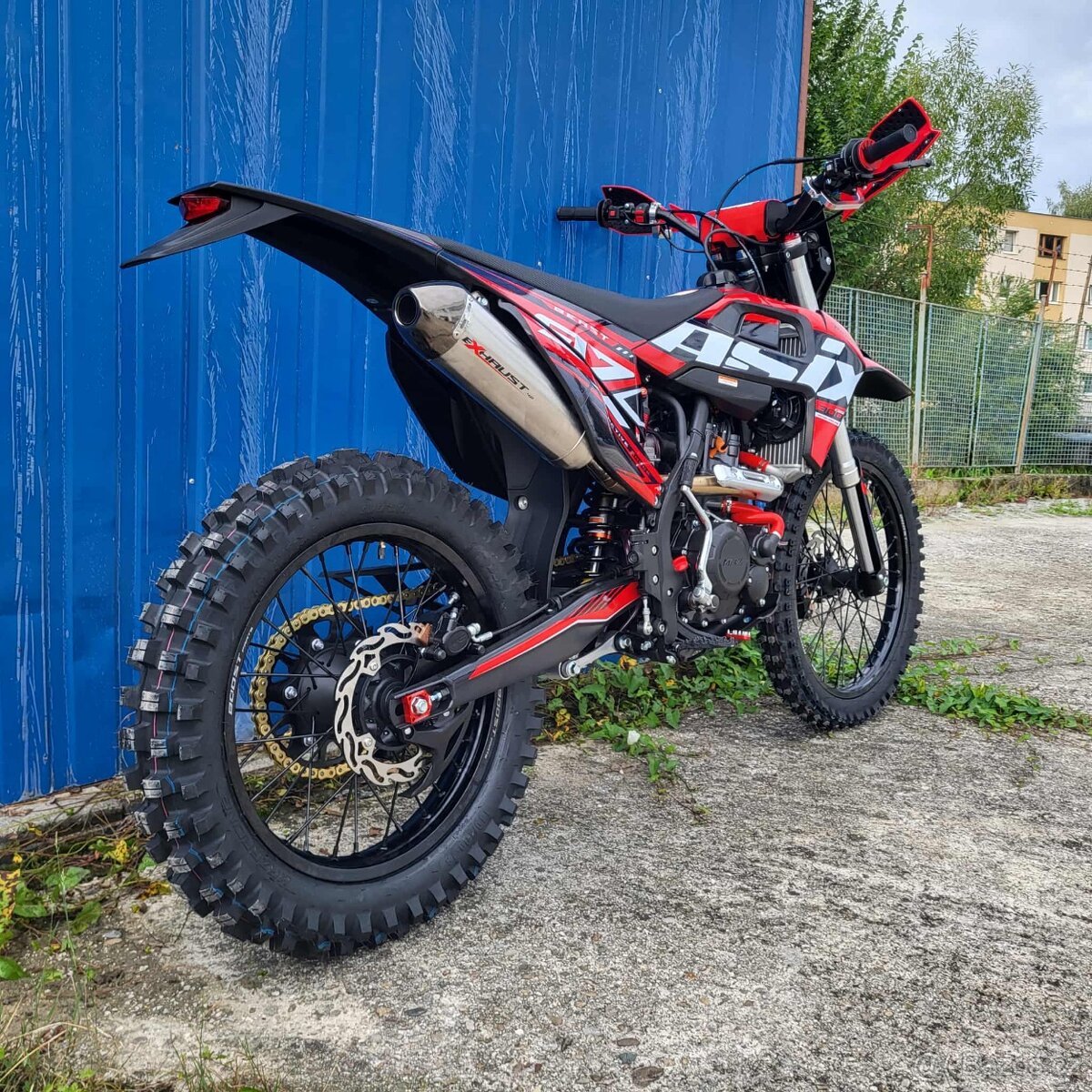 Enduro ASIX XT97 300cc vodník 21/18 červený