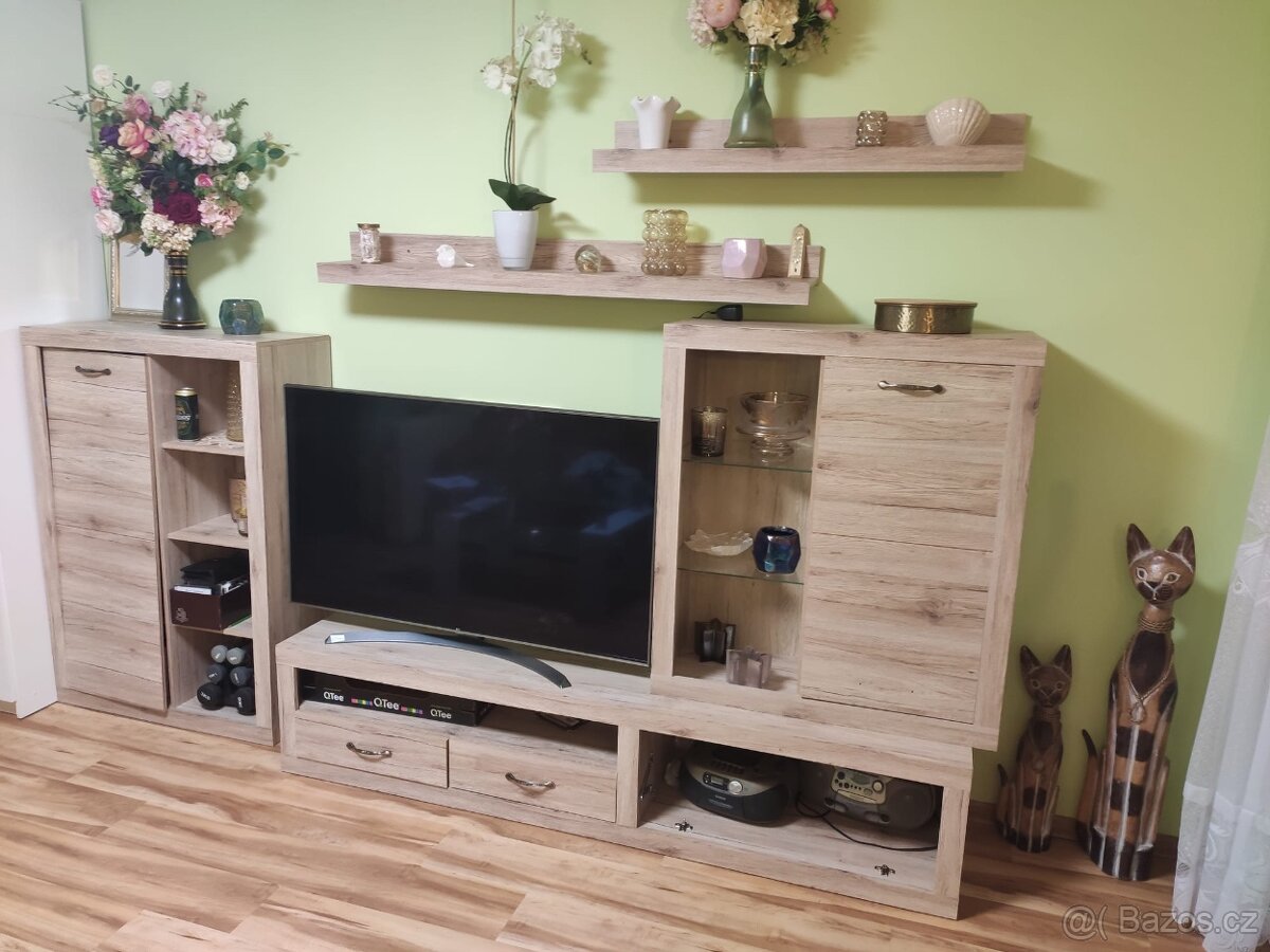 OBÝVACÍ STĚNA, dub San Remo, XXXLutz, carryhome - 3