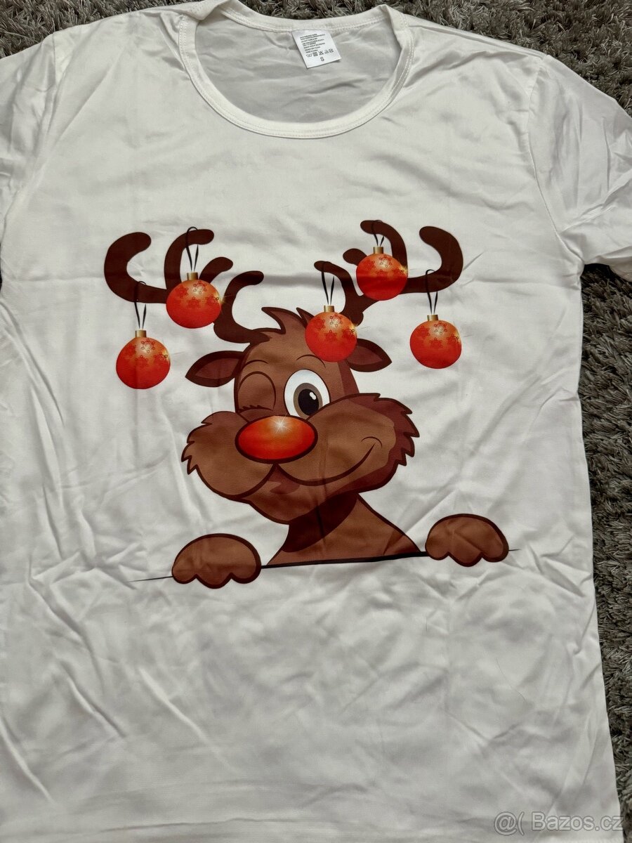 Nové tričko se sobem oversized - 3